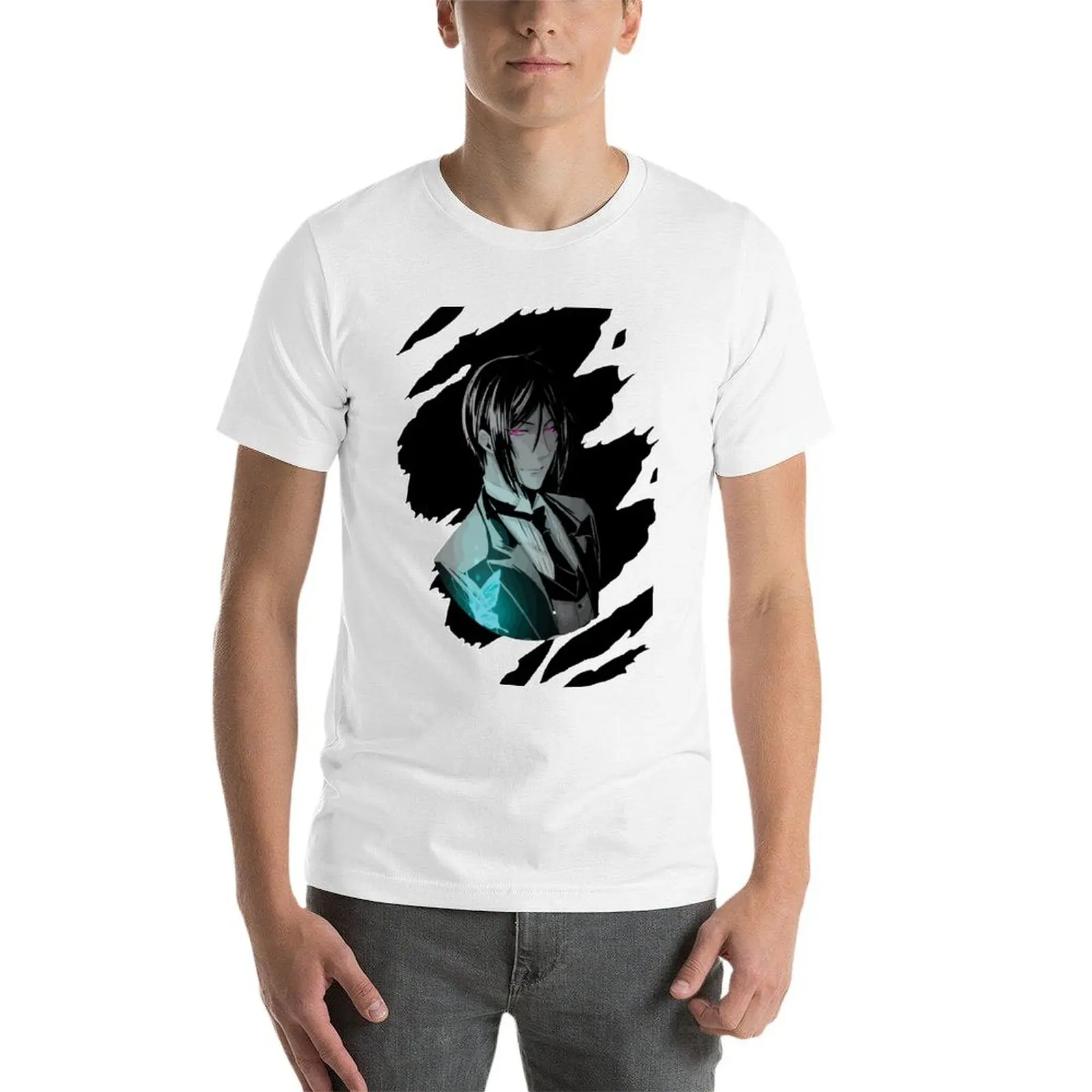 Seb Black Butler T-Shirt t shirt man cotton cotton t shirts man 100% man t shirt designer T-shirt - view 3