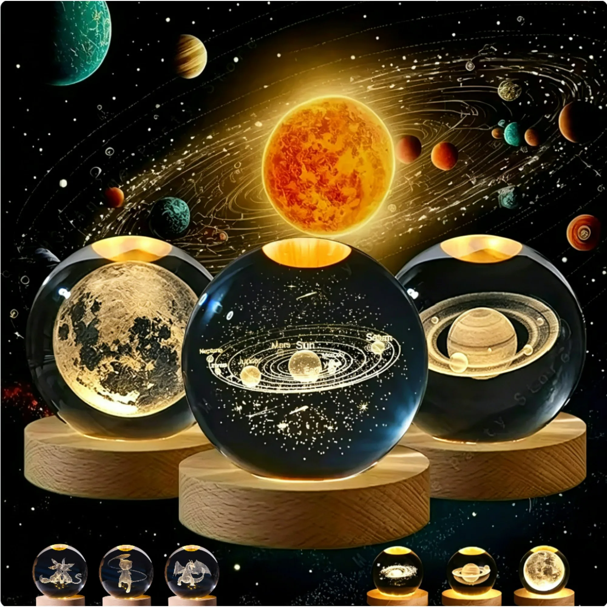boule-de-cristal-led-decorative-systeme-solaire-planetes-lune-astronaute-globe-en-verre-decorations-pour-la-maison-cadeaux-de-noel-et-d'anniversaire