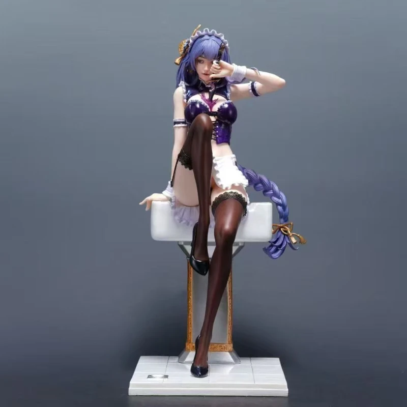 

Beautiful girl doll Sexy and alluring bathroom thunder and lightning maid Anime around animation figure toy bookshelf ornament