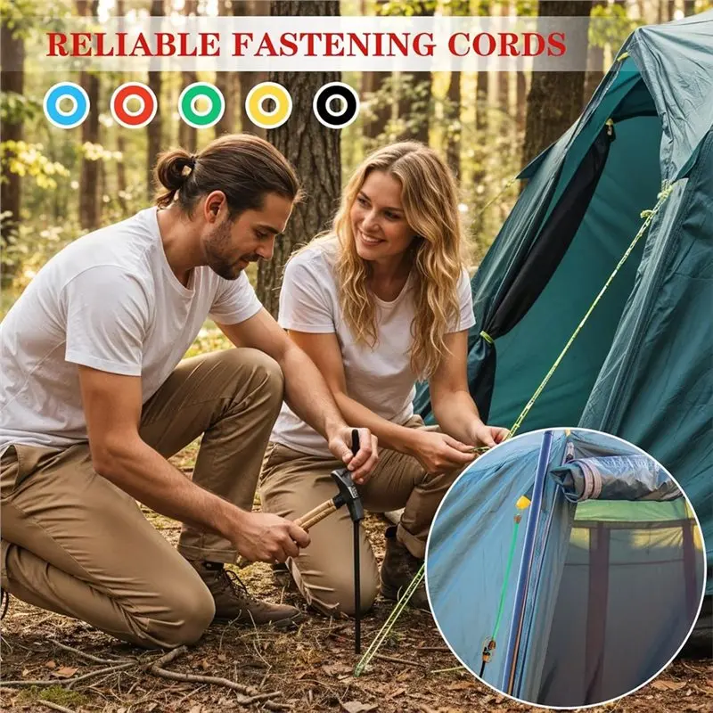 ELEG-для кемпинга на открытом воздухе, 10 дюймов, короткие эластичные мини-шнуры для банджи (15 шт.) с крючками для велосипедов, автомобилей, автодомов, подвесные инструменты