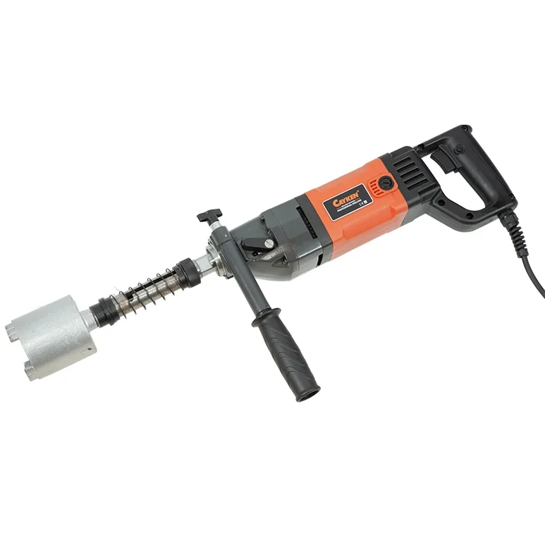 CAYKEN Hand held Concrete Core Drill Machine  SCY-18/2EBM Max 5 Inches Drill Rig with Gear Speed and Angle Stand