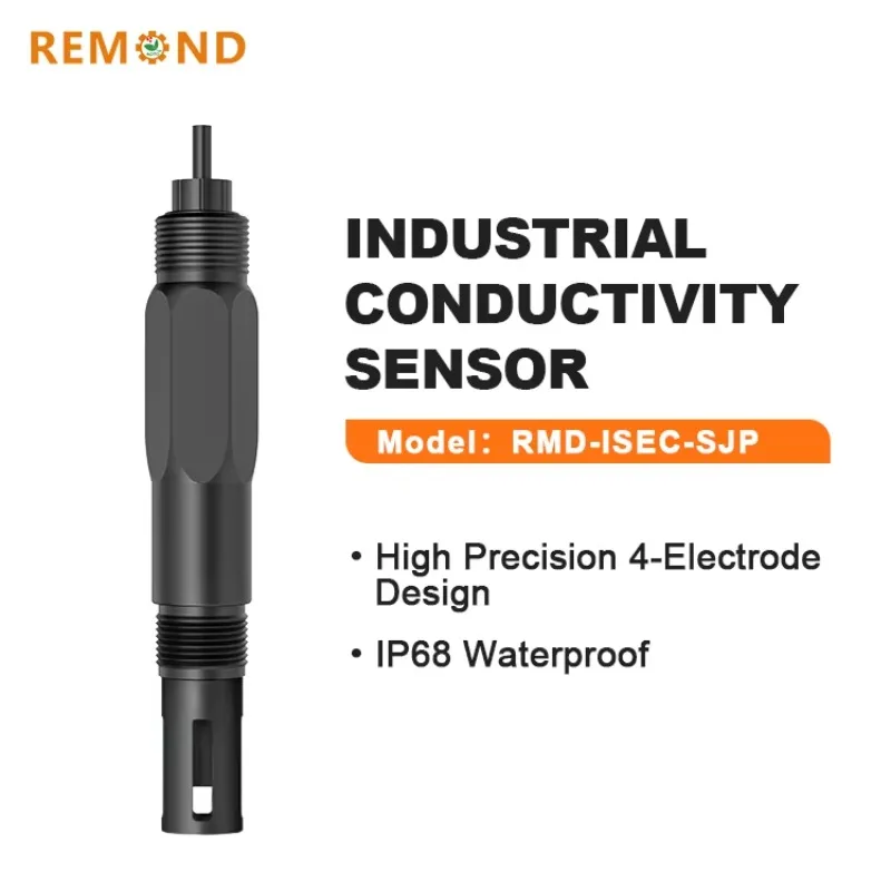 GOOD Quick Response Four Pole Conductivity Sensor Wide High Range Digital EC Electrode TDS Probe for Wastewater Real-time Monito