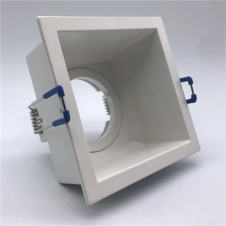 Special Design Anti Glare Square White Style Downlight Frame Cabinet Spotlight Housing Ceiling Spot Light for Home Decoration