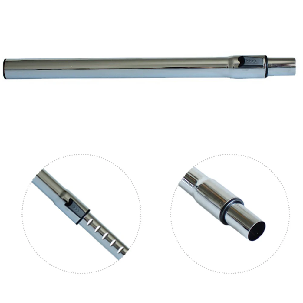 Telescopic Tube Vacuum Cleaner Tube Chrome Suitable For All Common Vacuum Cleaners 32mm Universally Telescopic Aspirator Tube