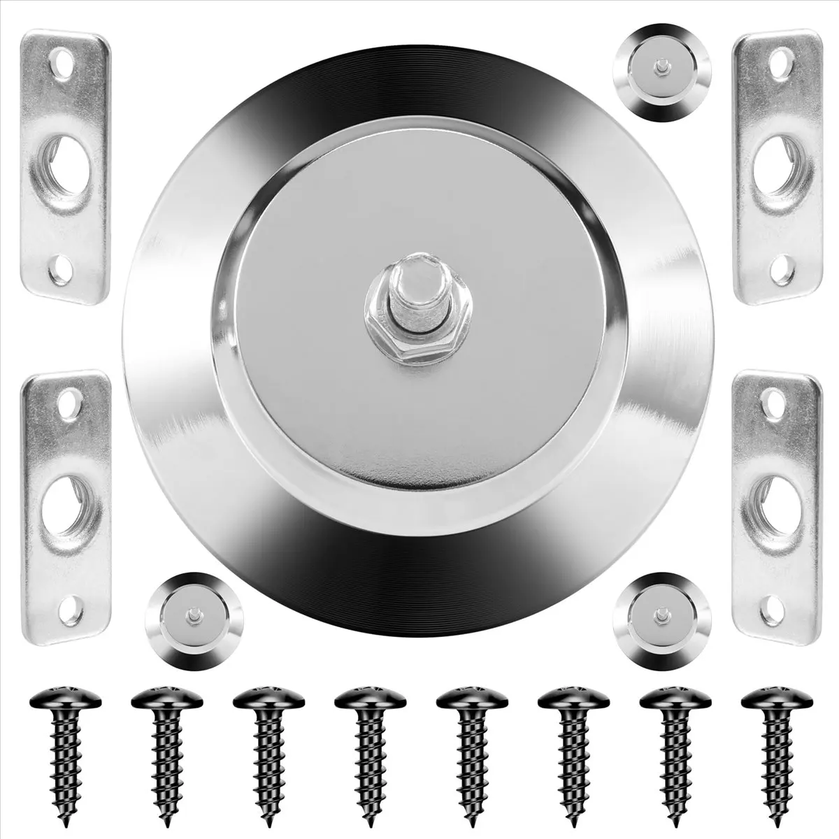 Exquisite- 4 PCS Billiard/Pool Table Leg Levelers 5 Inch Metal Game Table Leg Levelers Heavy Duty Leveling Feets for Pool Table