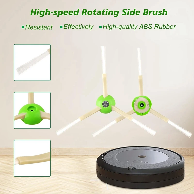 1 комплект сменных аксессуаров, подходящих для пылесосов Irobot Roomba I7 I7+ I3 I3+ I4 I6 I6+ I8 I8+/Plus E5 E6 E7 J7 I, E & J Series