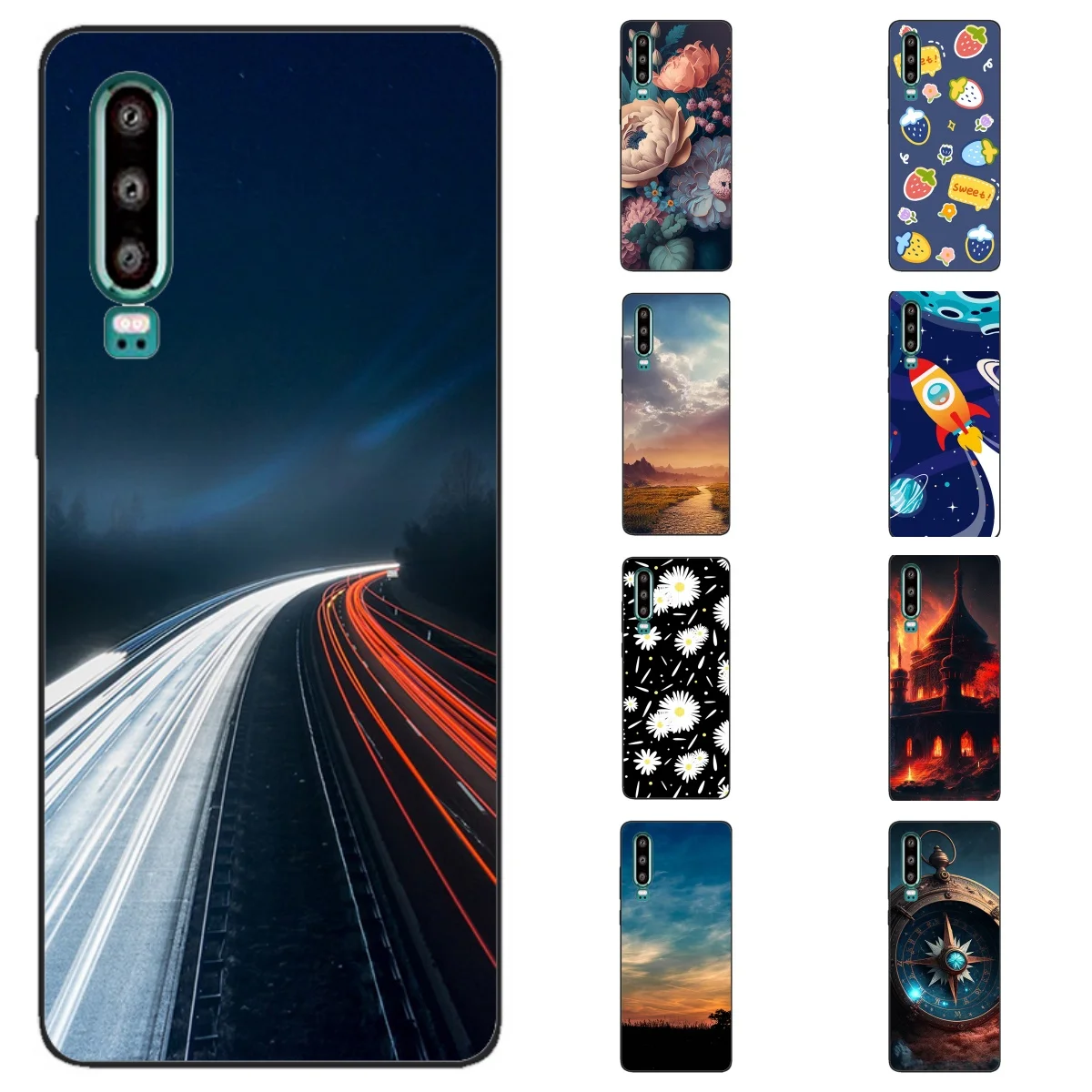 Case For Huawei P30 Lite/P30/P30pro Cover Clear Cute Soft Silicone Phone Back Fundas For Huawei P30 Case Bumper Huawei P30 Pro