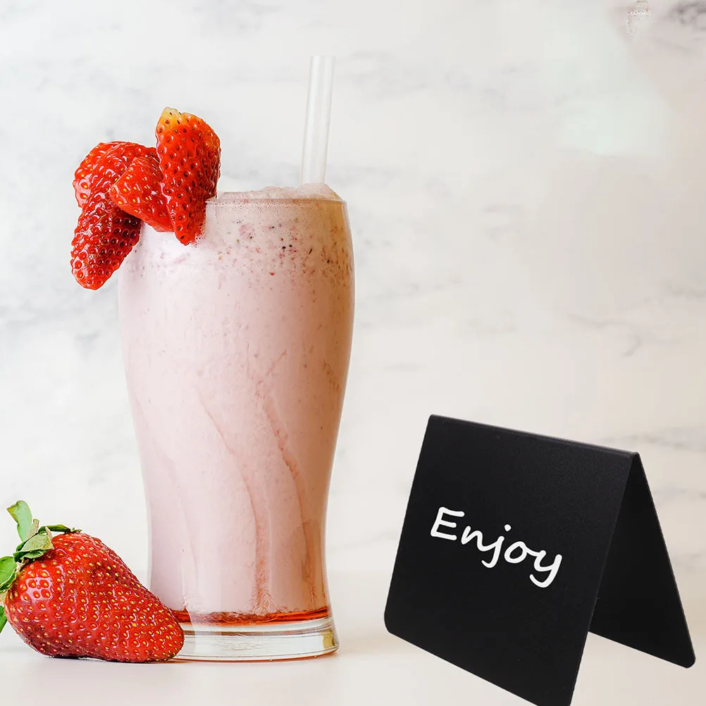 

1 set 1 Set Of Blackboard Price Signs Small Chalkboard For Table Tabletop Memo Board Erasable Message Board For Shop Home Office