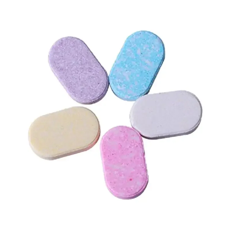1-10pcs Dispenser Portable Foam Soap Hand Sheets Sanitizer Bubbler Portable Quick Melt Effervescent Hands Sanitizer Soap Tablets