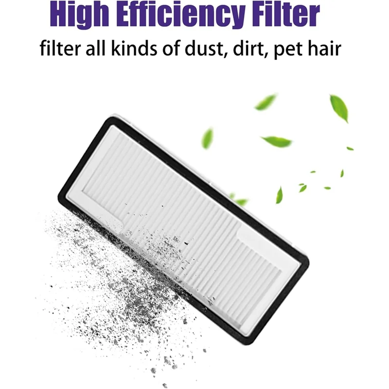 A02V-Pack Of 17 Accessories Kit For NARWAL Freo Z10 Ultra Freo Z10 Sweeping Robot Main Brush Side Brushes Filter Rag Dust Bag