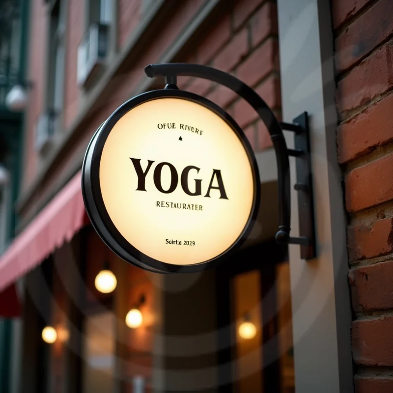 กล่องไฟ LED ทรงกลมกันน้ําแบบกําหนดเองสําหรับบาร์น้ําผลไม้อะคริลิคสองด้านป้ายเครื่องดื่มสดชื่นติดผนังจอแสดงผล