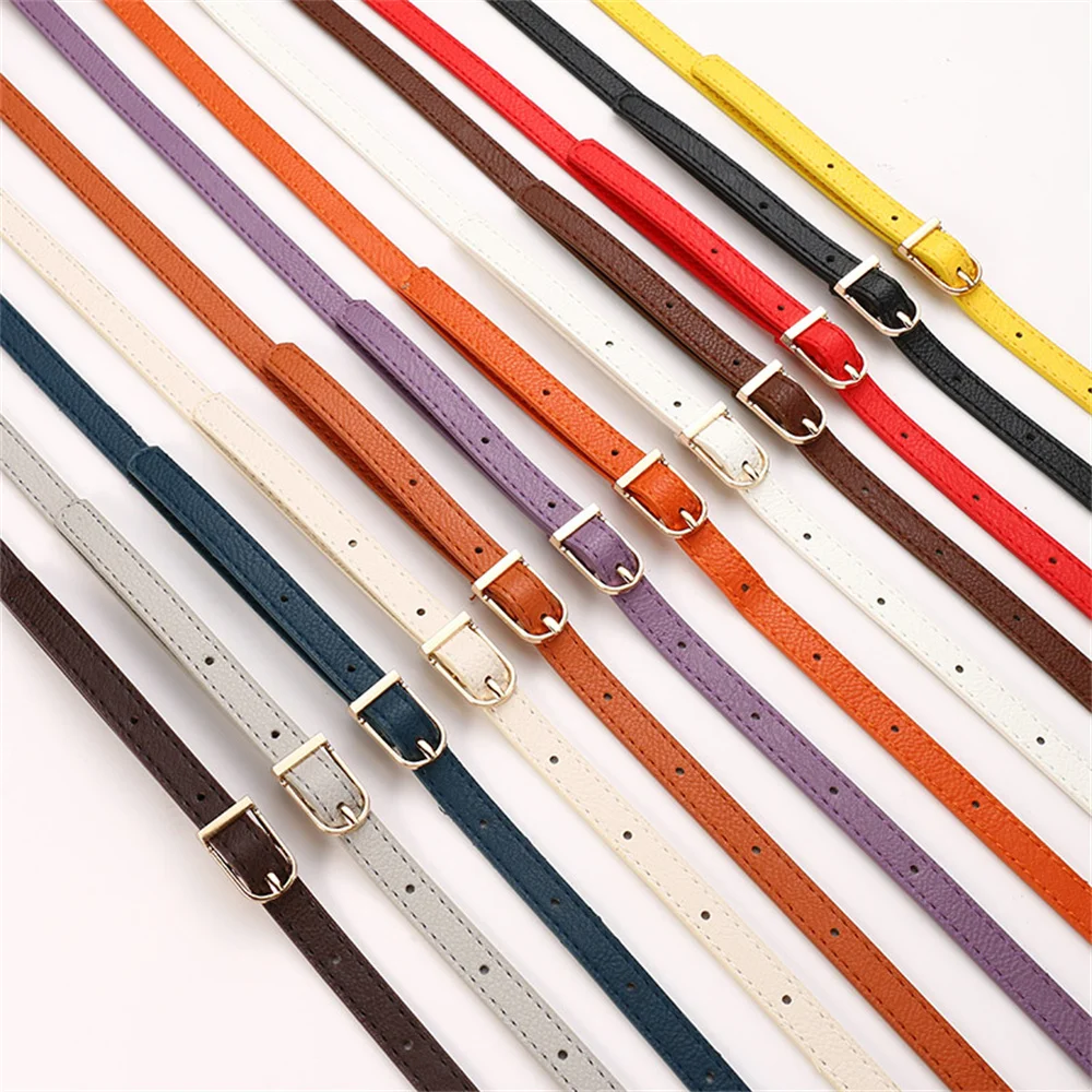 New 120cm Long PU Leather Shoulder Bag Strap Bag Handles DIY Replacement Purse Handle for Handbag Belts Strap Bag Accessories