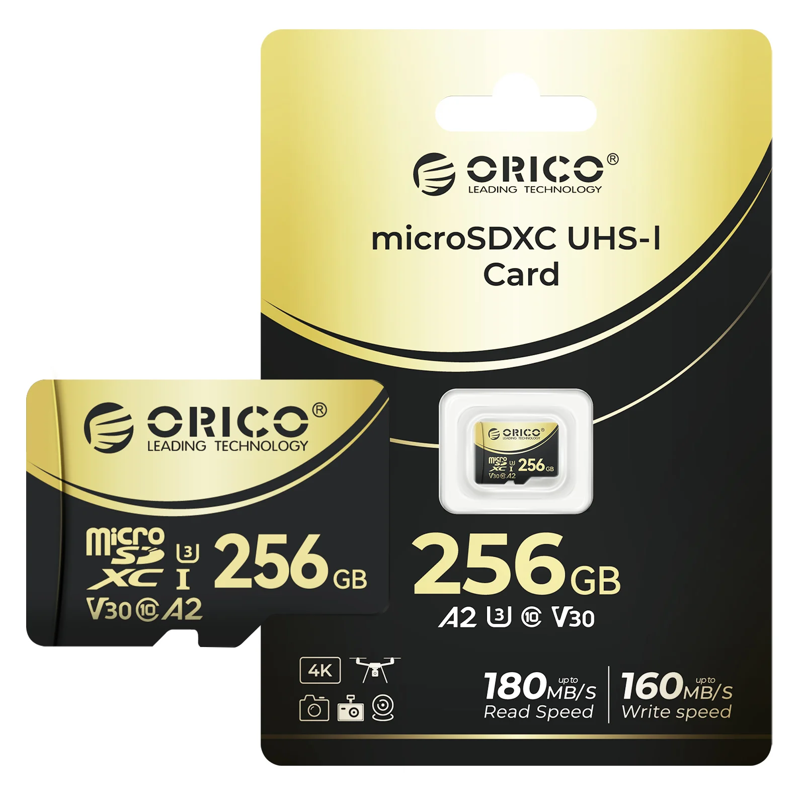 ORICO 고속 미니 SD 메모리 카드 512GB 256GB TF 메모리 카드 마이크로 SD 카드 Full HD 4K 최대 180MB/s 플래시 USB 펜 드라이브 카드