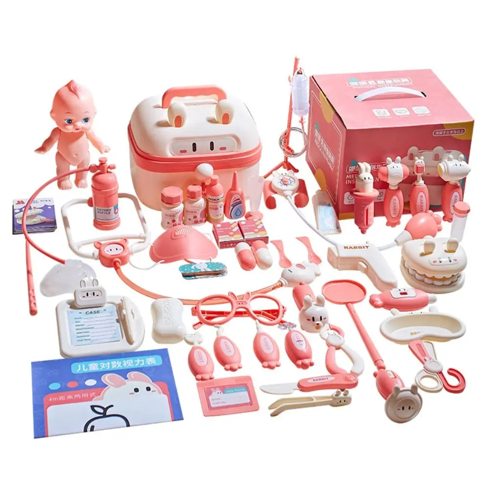 

Simulation Dentist Box Doctor Pretend Role Play Kit Pretent Play Toys Role-playing Games Kid Stethoscope Doctor Set