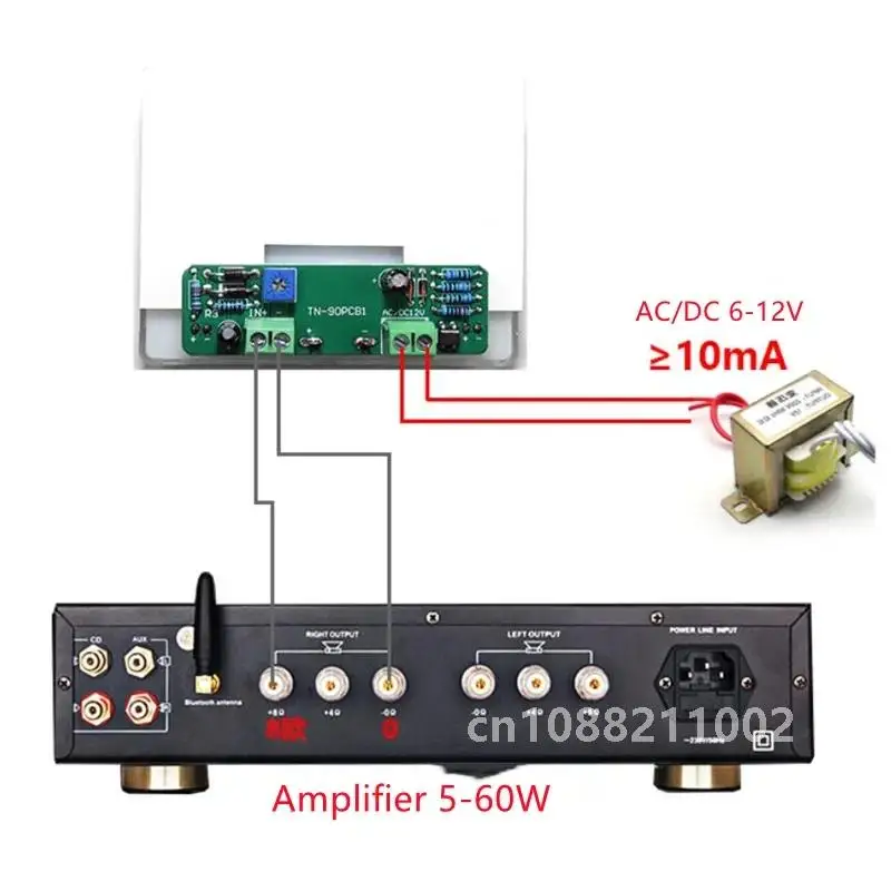 VU Level Meter Stereo Preamp tube Amplifier Board Indicator DB Preamp Audio Power Meter With Driver Backlit Pointer