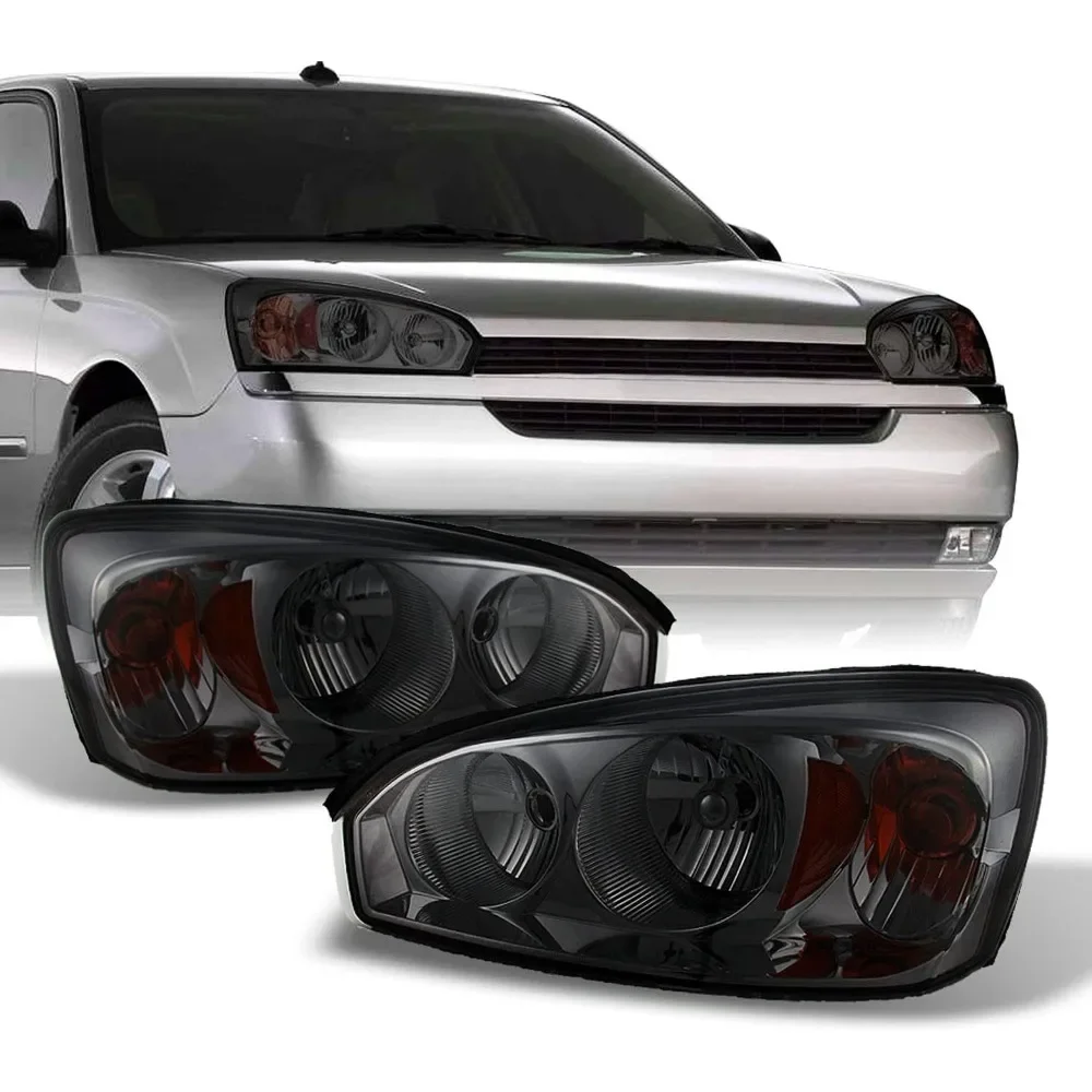 

1 Pair 2 Piece Headlight Head Light for Chevrolet Chevy Malibu 2004 2005 2006 2007 2008