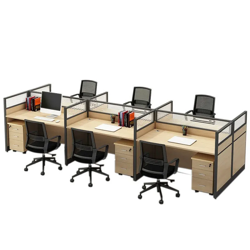 Factory Direct Sales High Quality Computer Desk Modern Style Work Workstation Office Desk With Screen