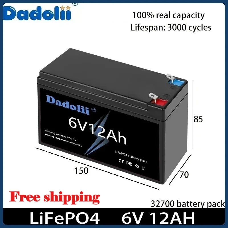 6V Lifepo4 Recharge…