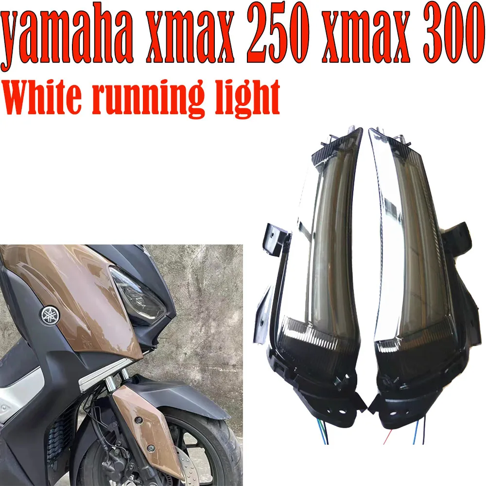 Modified Motorcycle xmax front led turn signal indicator side lamp turning light Fit yamaha xmax 250 xmax 300 2017 2018 to 2022