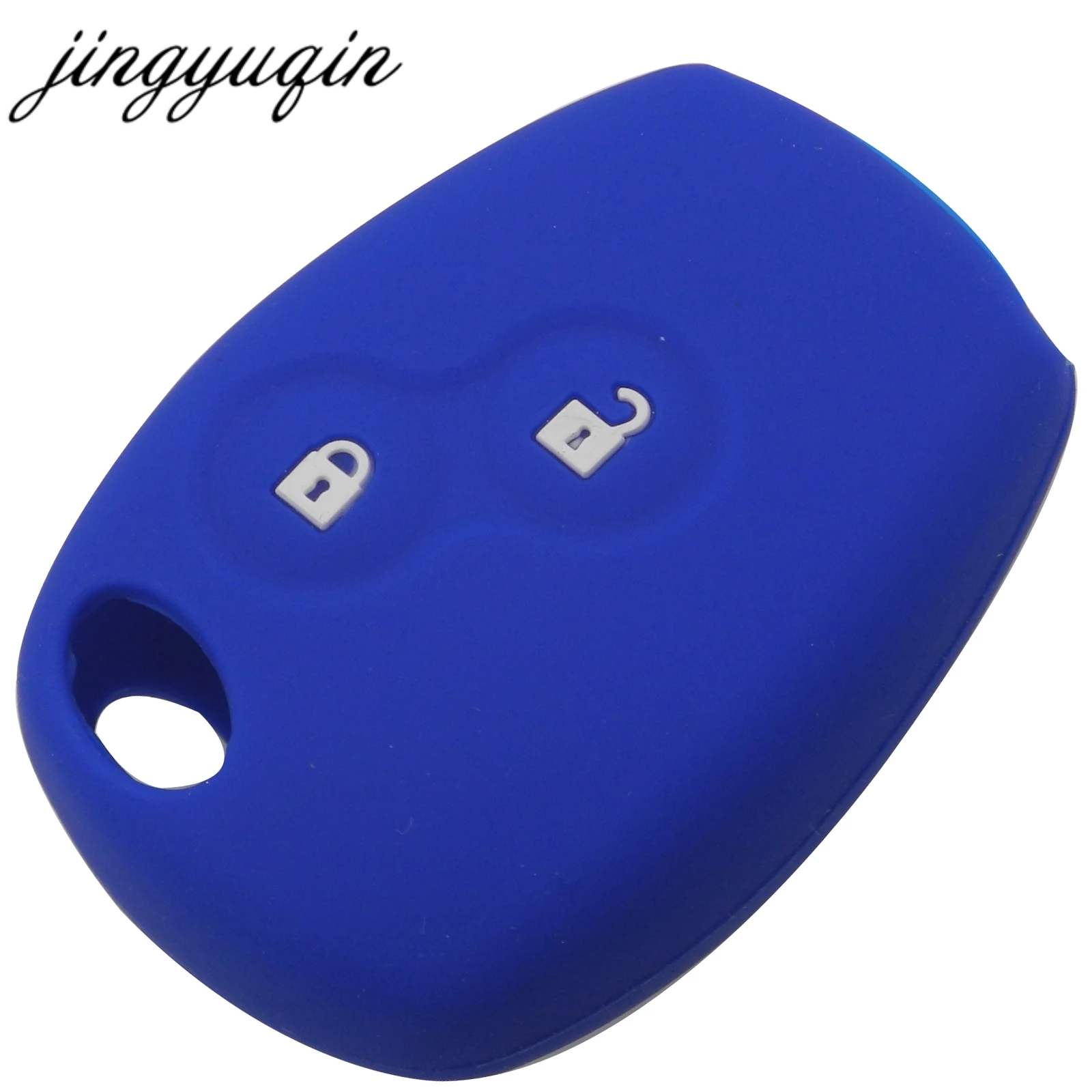 jingyuqin Silicone Key Case For Renault Megane Modus Laguna Duster Logan DACIA Sandero Fluence Clio Kango for Niaan Almera Opel