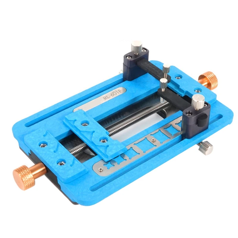 

1 PCS RL-601F Multipurpose Mobile Phone Motherboard Repair Fixture Multi-Function Positioning Dual Clamps