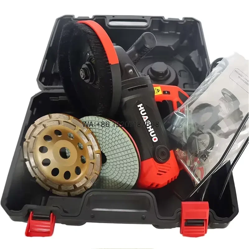 Wmwmnu New Automatic Concrete Grinder Vacuum Hand Sander for Machinery Repair Shops Concrete Grinding and Sanding