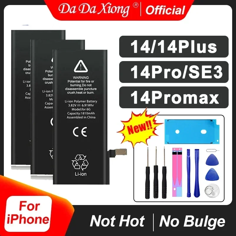 2024 High Quality Mobile Phone Battery  For  iPhone 14 14Plus 14Pro 14ProMax SE2022 Replacement