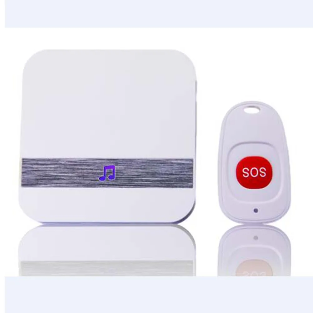 كبار السن زر لاسلكي ممرضة تنبيه المريض الطوارئ المتصل 80M لمسافات طويلة بالطاقة الجرس