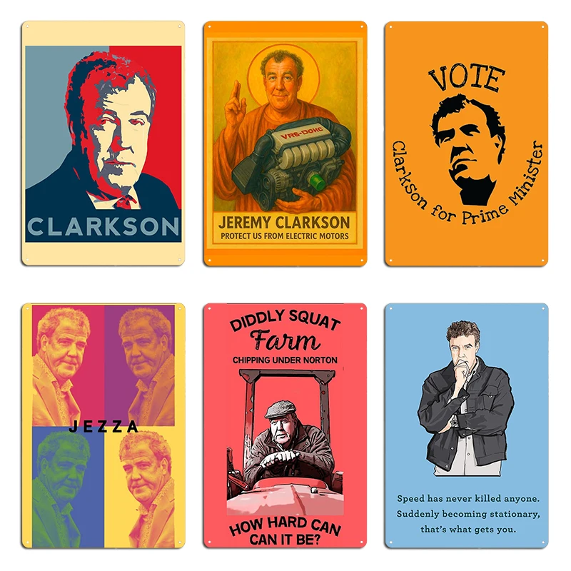 Póster de Jeremy Clarkson, cómo lo difícil puede ser, diseño de letrero de Metal, Mural de Club, cartel de estaño para Pub