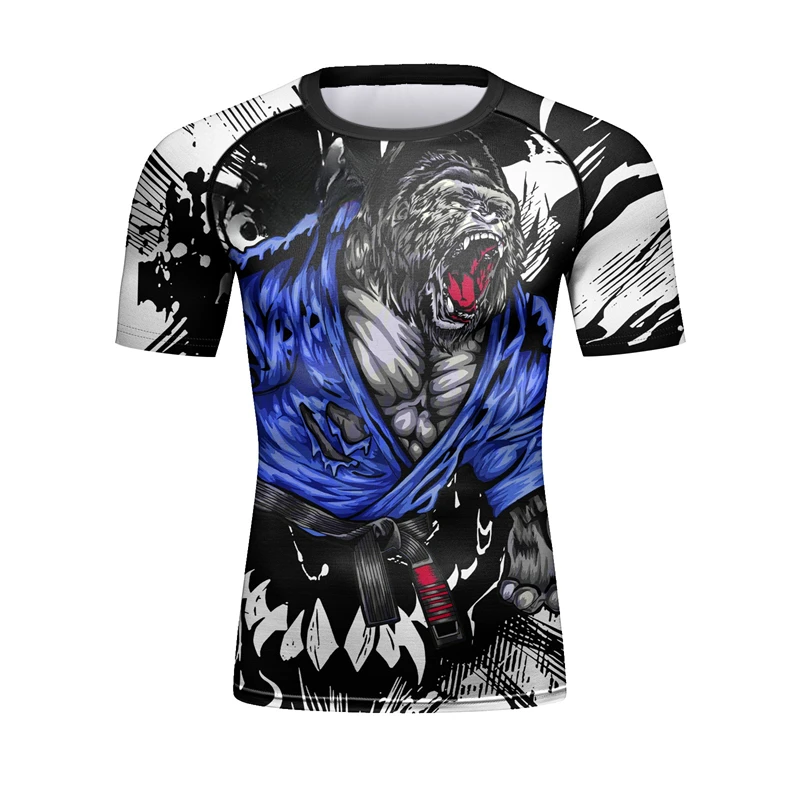 

Trendy Japanese Anime Graphic Gym T Shirts For Men Summer Fashion Outdoor Sports 3D Printed T-shirts Cool Harajuku Fitness Tese
