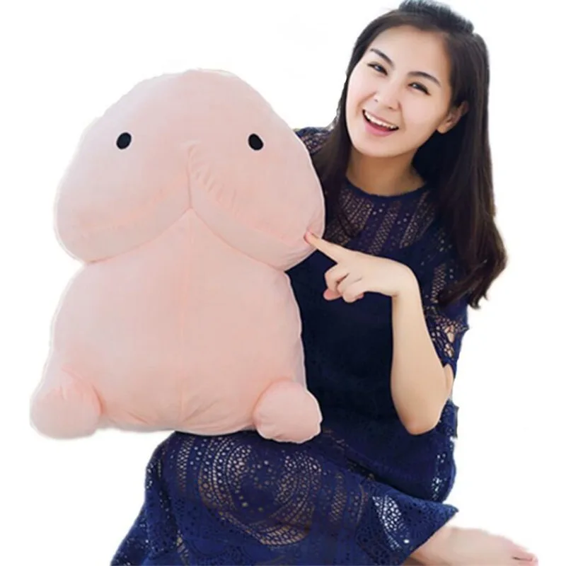 หมอนของเล่นตุ๊กตาอวัยวะเพศชายน่ารักสร้างสรรค์20ซม. หมอนเซ็กซี่นุ่มยัดไส้ตลกจำลองตุ๊กตาน่ารักของขวัญคริสต์มาสสำหรับแฟนสาว