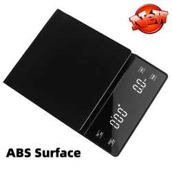 Digital Multifunction Coffee Scale with Timer, Kitchen Tools, Pour Over Drip, Espresso Scale, LCD Display, 3kg, 0.1g
