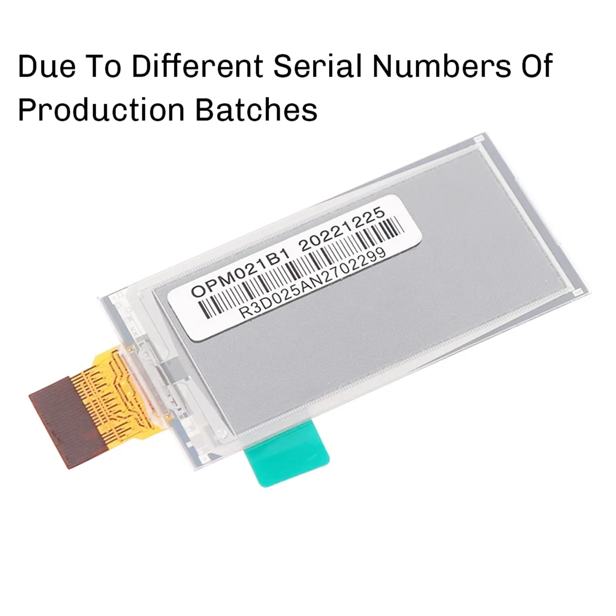 LCD Display for Ink Screen Smart ThermostatOPM021B1/021E1 FPC LCD for Ink Screen Repair Board Module