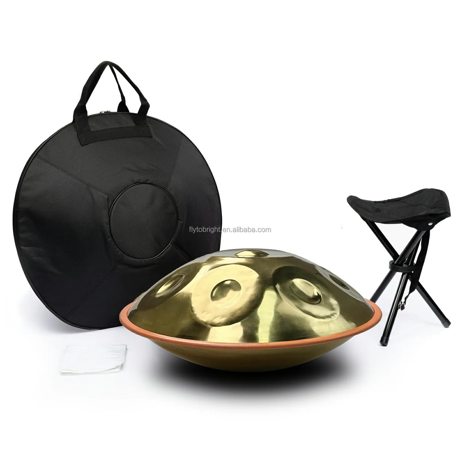 

Hooqu 22 Inch Handpan D Minor 432ghz Frequency 14 / 12 / 10 / 9 Notes Handpan Steel Drum Instrument