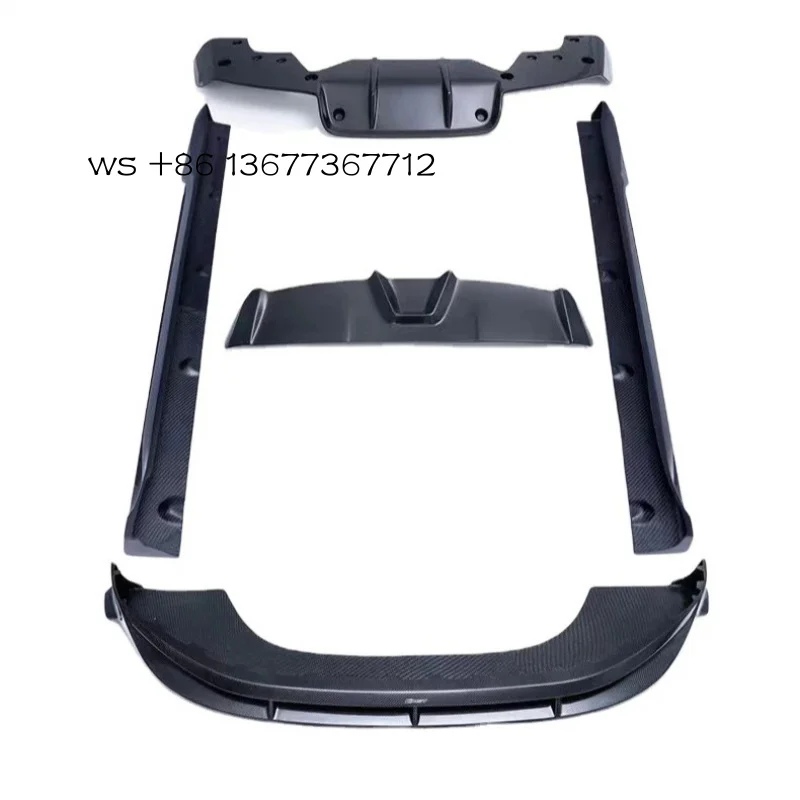 

Factory hot salesFor Mancan Carbon Fiber Front Lip Diffuser Side Skirt Spoiler Body Kit
