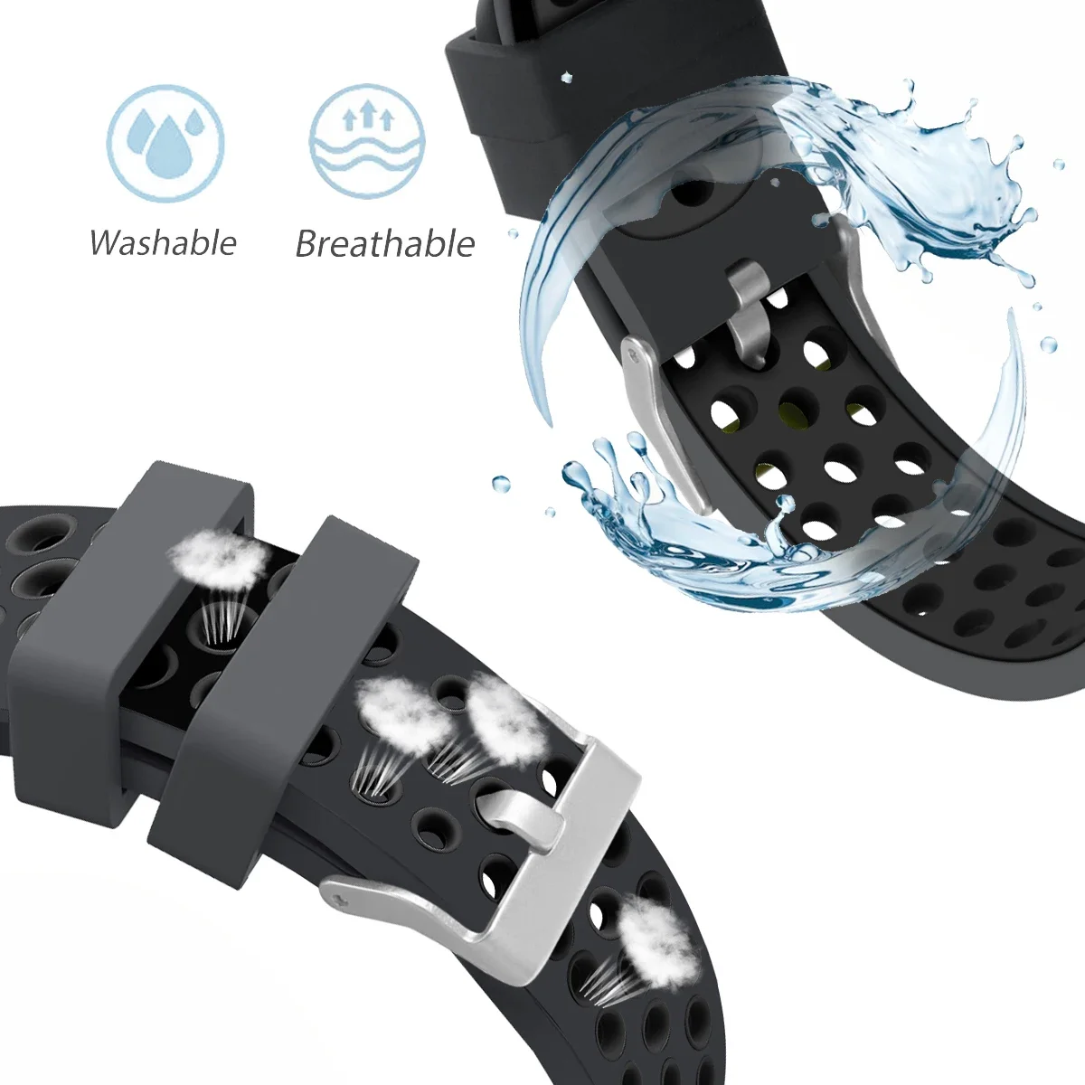 オリジナルバンド サムスン ギア S3 フロンティア/クラシック オリジナルストラップ サムスン ギャラクシーウォッチ 46mm ギャラクシーウォッチ 3 445mm バンド用