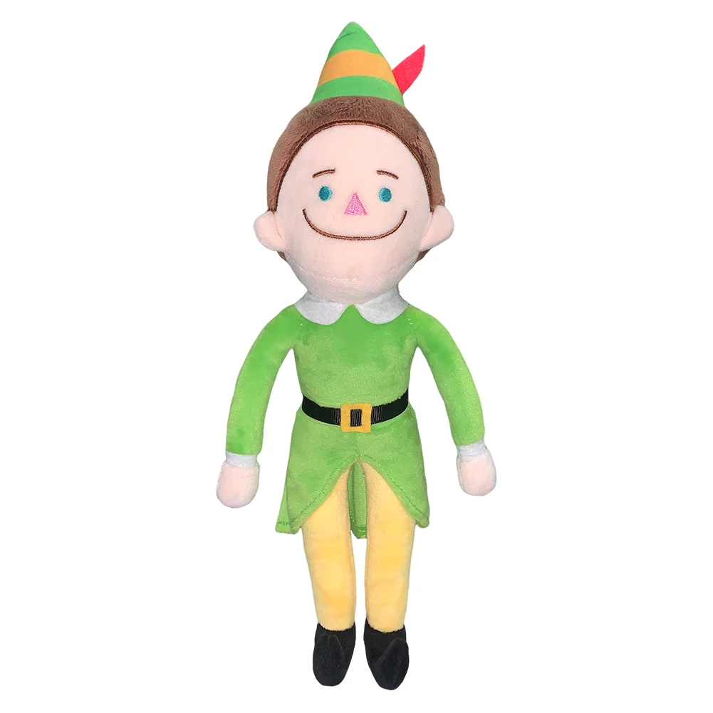 Elfe en peluche du film Buddy de Noël pour enfants, coupe verte, elfes, mignon, amusant, Halloween, cadeaux d'anniversaire, Noël, nouvel an, décoration d'intérieur