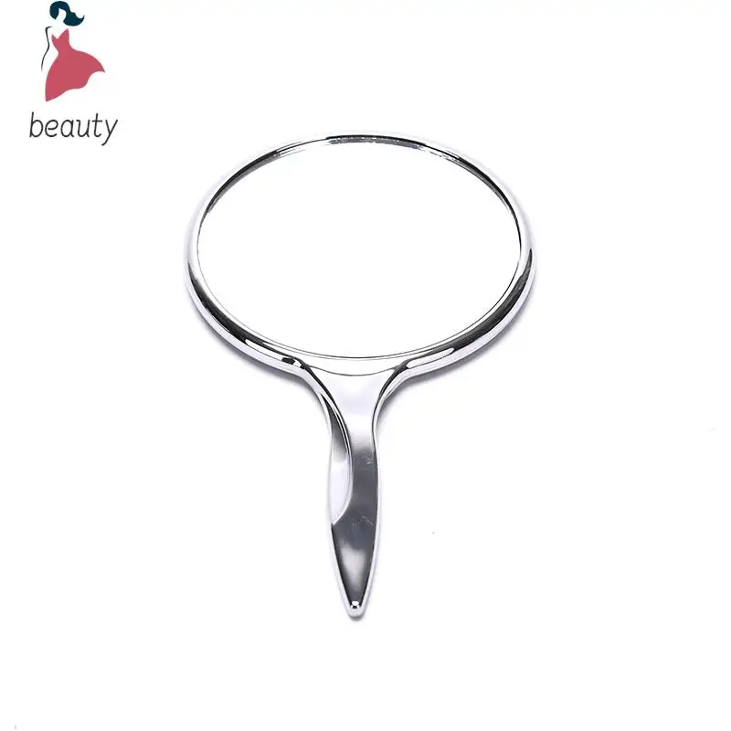 Draagbare Cosmetische Make-Up Spiegel Handgreep Ronde Spiegel Schoonheid Tool