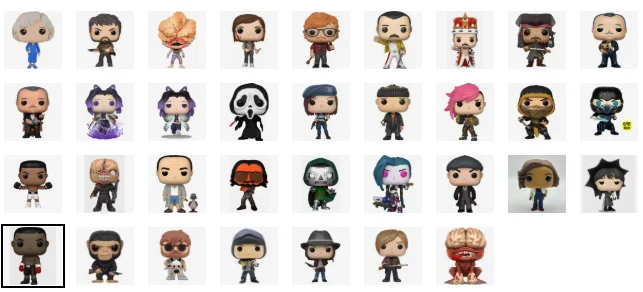 Resident Evil Nemesis resaca Alan 8 Mile b-conejo Shinobu Kocho Queen Freddie Mercury Padrino Joel Ellie figuras de vinilo Juguetes