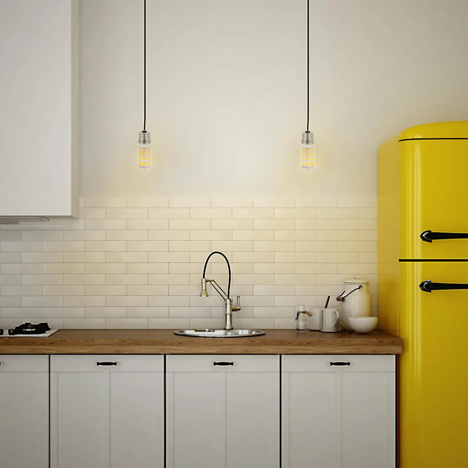 2 szt. Żarówka LED Zmniejsza częstotliwość wymiany lampy Odporna na ciepło E17 Piekarnik Kuchenka mikrofalowa Wysoka temperatura Pieczenia dla