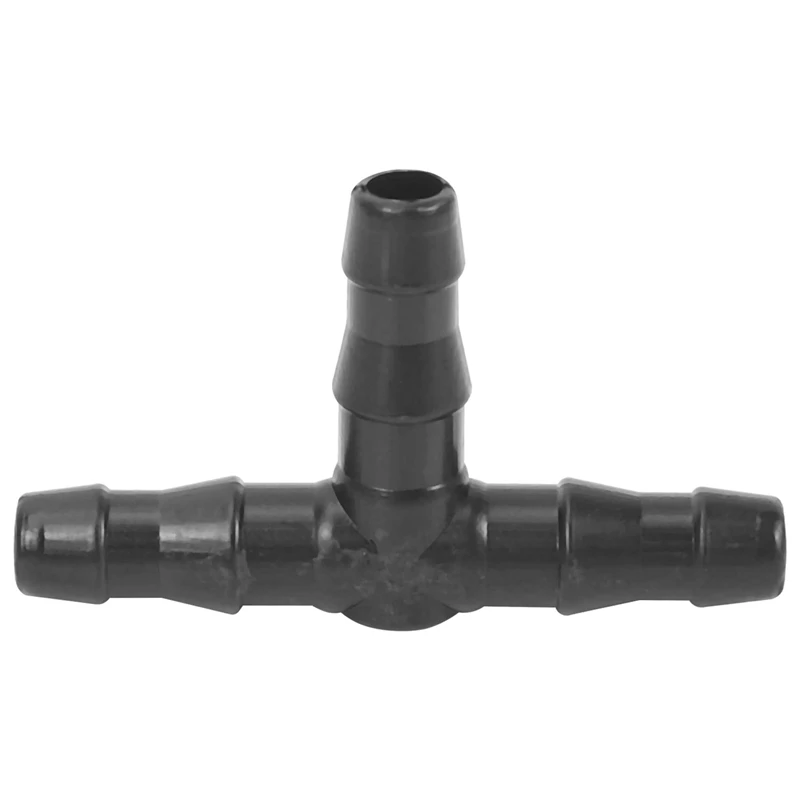 New 200Pcs 1/4 Inch Universal Barbed Tee Fittings, Drip Irrigation Barbed Connectors For 1/4 Inch Water Hose Connectors