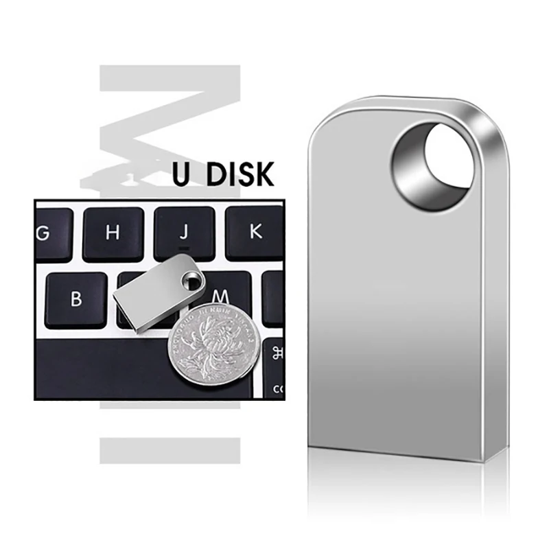 Mini high speed USB flash drive 2TB pen drive 2TB pendrive флешка metal U disk memo cel usb 3.0 stick gift  free logo phone/Car