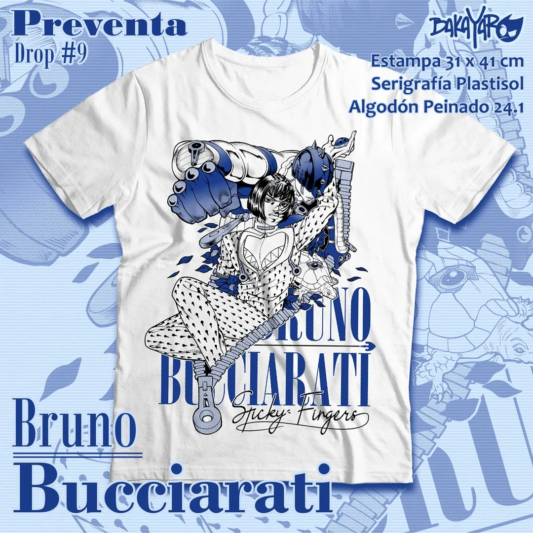 

Giorno Giovanna T-Shirt JoJo's Bizarre T-Shirt Anime Shirt,Manga Graphic Tee All Size