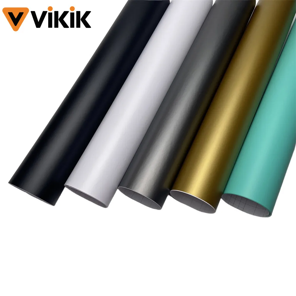 Rolo de vinil fosco para carro com adesivos de proteção autoadesivos à prova d'água para acessórios de motocicleta e carro