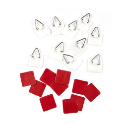 10Pcs Wall Triangle Sticky Hook Invisible Adhesive Plate Hanger Vertical Plate Holders For Plate Picture Wall Art Decor Supplies