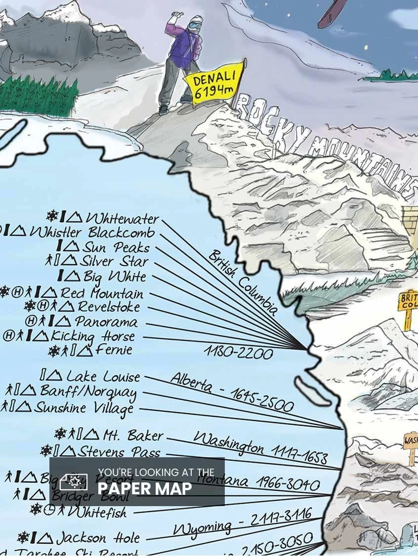 Rock climbing skiing diving map hand painted awsome maps global outdoor holy places wallpaper road book petzl quick hang