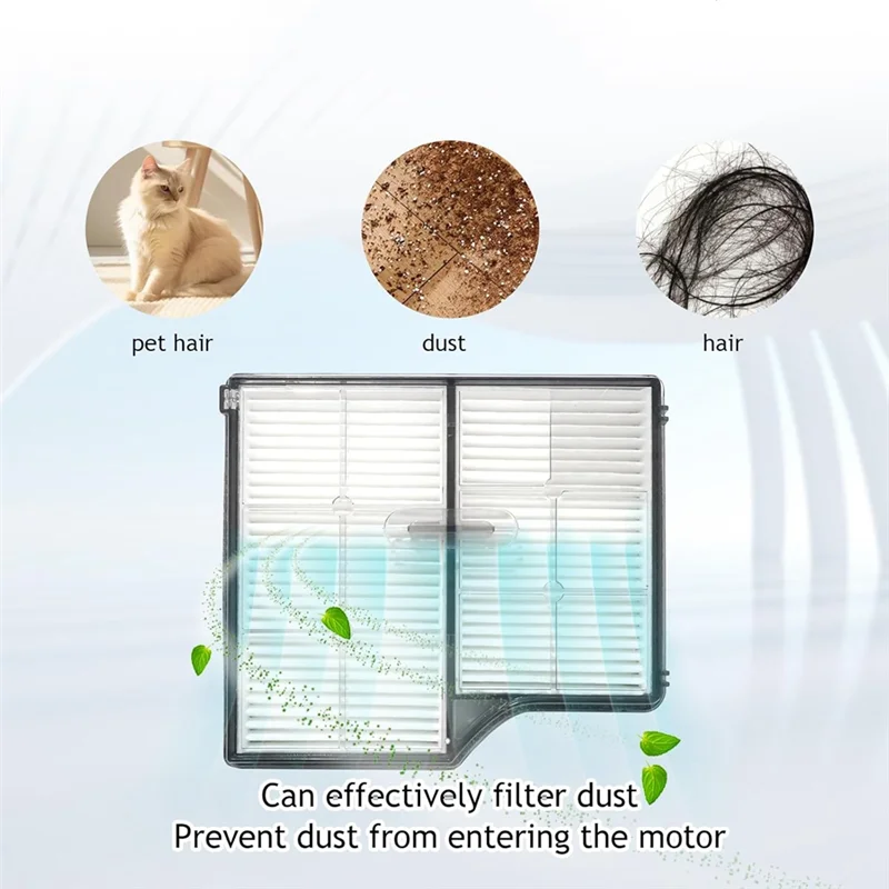 B58B-ملحقات أجزاء ل Roborock Saros 10 جهاز آلي لتنظيف الأتربة استبدال أجزاء الأسطوانة الرئيسية فرشاة فلتر HEPA أكياس ممسحة