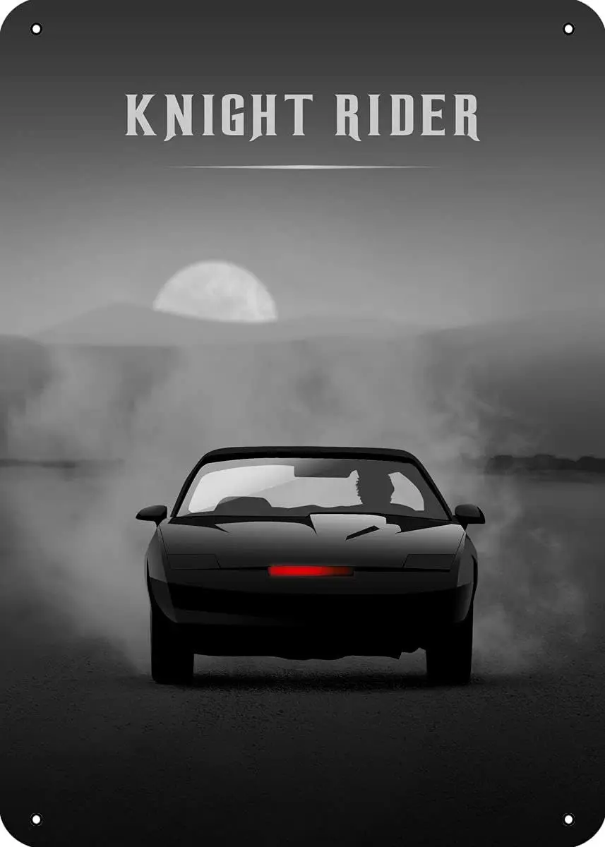 Knight Rider Movies Metal Tin Sign 12