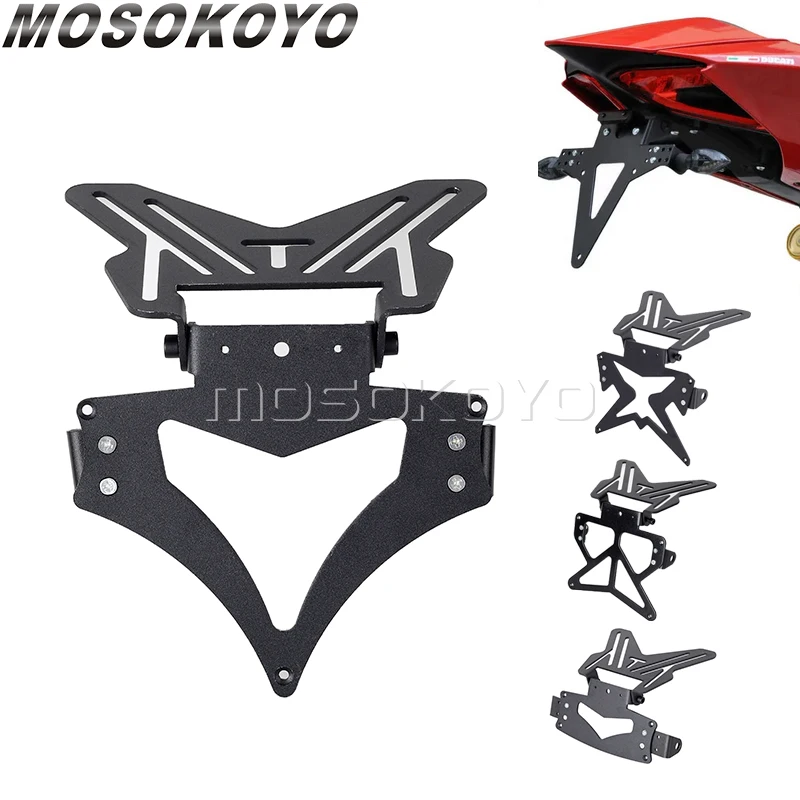 Tail Tidy Fender Rear Support License Plate Frame Rear Card Motorcycle Accessories Parts For Ducati Honda CBR Kawasaki Suzuki