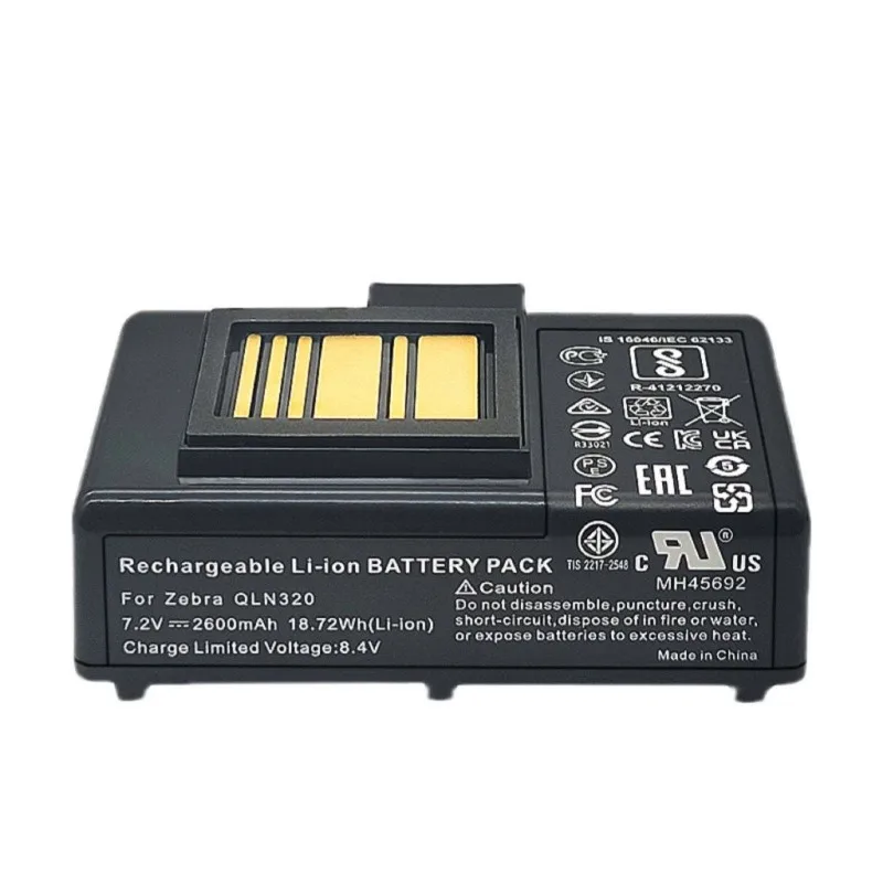 High Quality 7.2V 2600mAh 3400mAh Portable Printer Battery for Zebra ZQ610 ZQ620 ZQ521 ZQ510 ZQ520 ZQ500 ZR628 ZR638 Brand New - view 3
